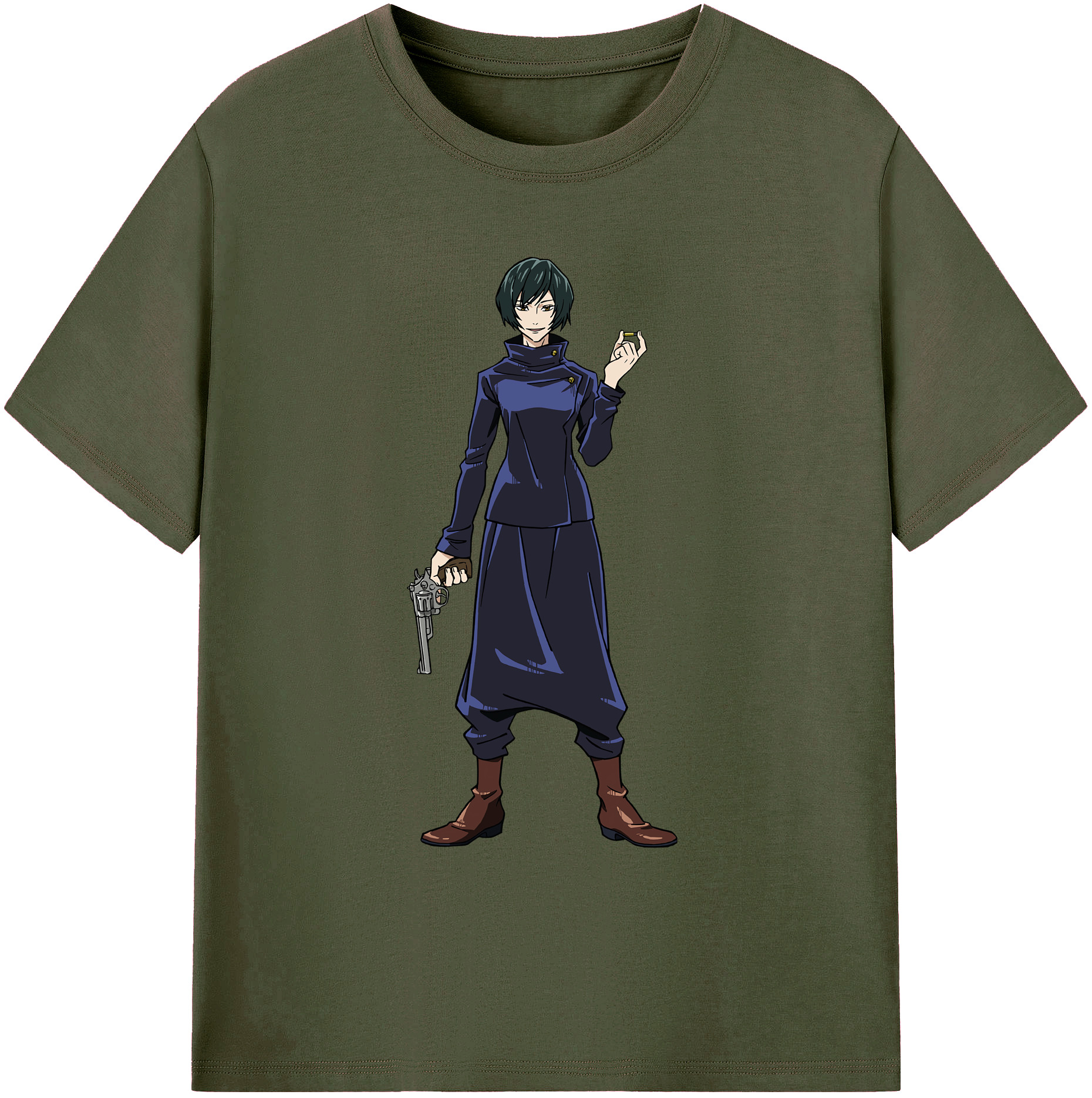 （画像用） 呪術廻戦 Jujutsu Kaisen 綿100％ メンズ半袖Tシャツ｜肌触りやわらか＆通気性